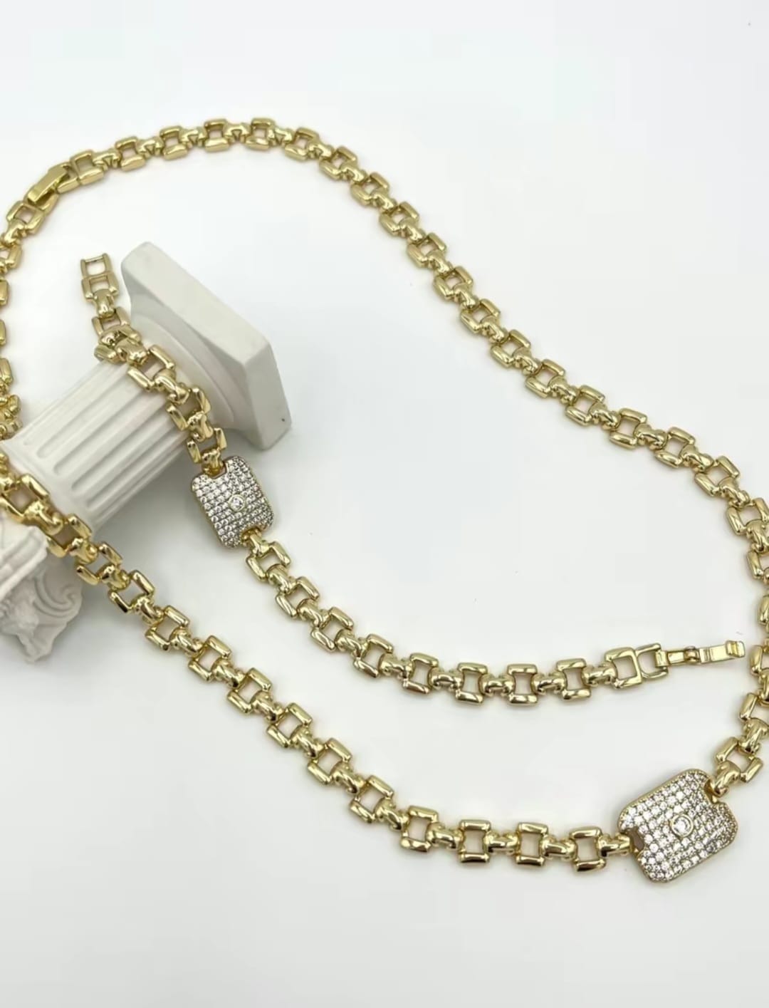 Choker Set 14K Plated