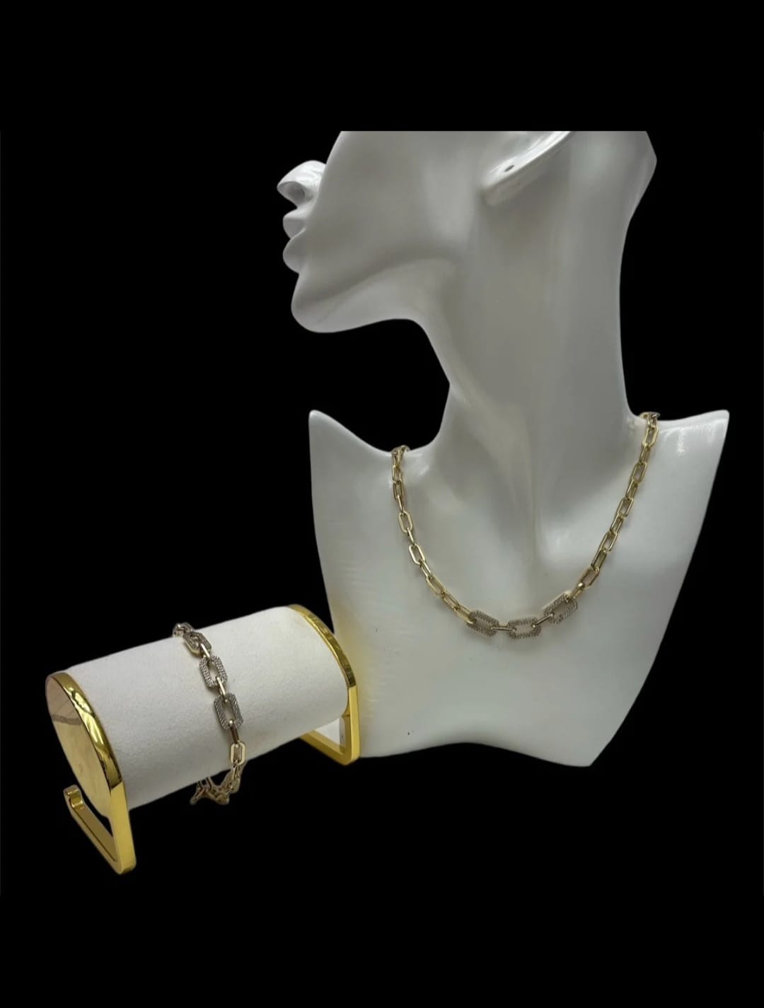 Paper Clips Necklace Sets