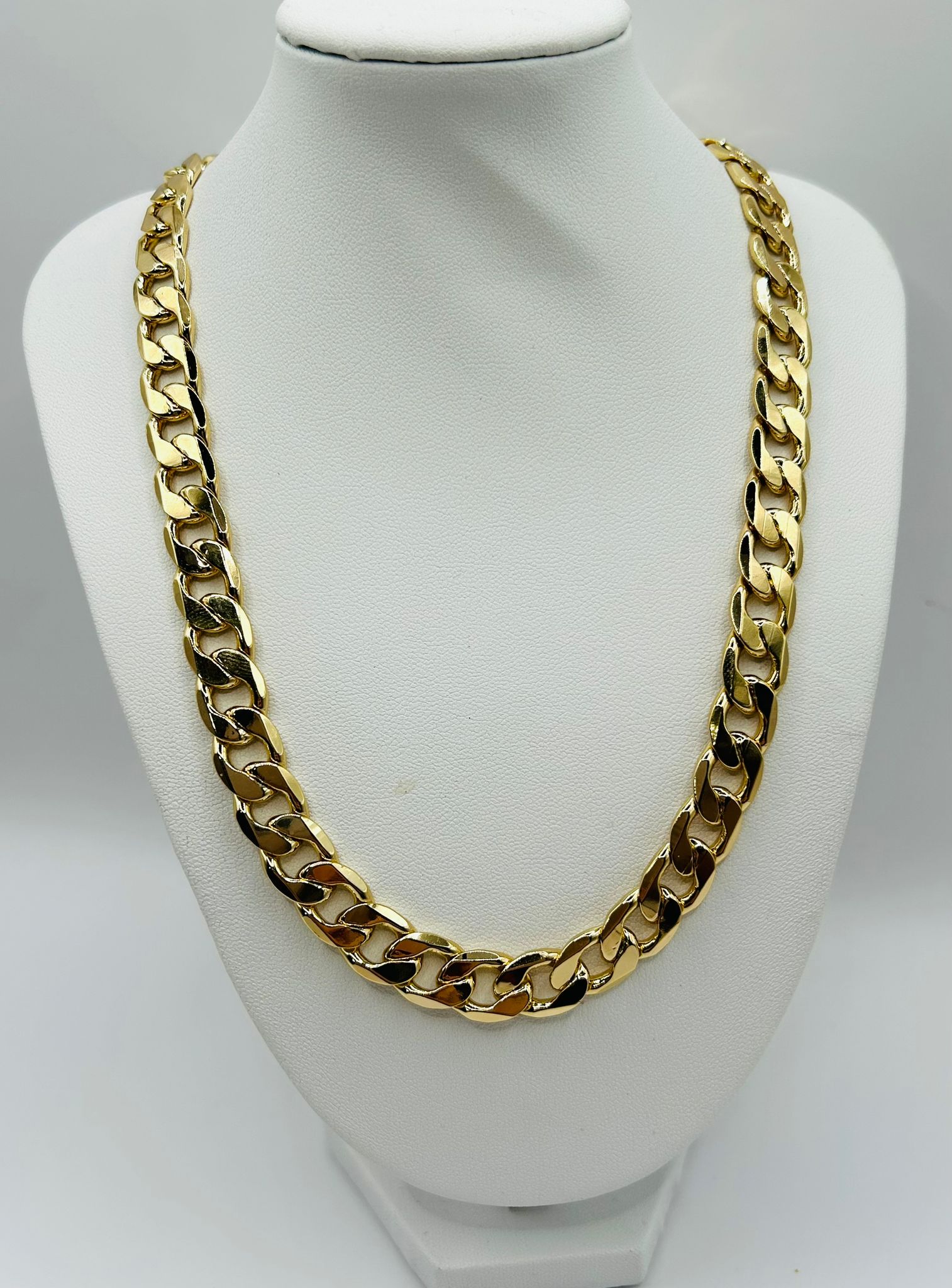 14k gold plated cuban chain