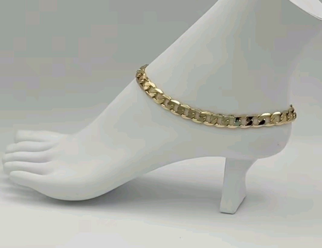 Anklet Cuban chain