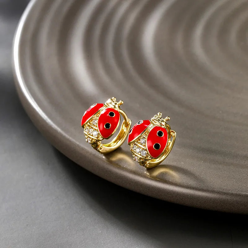 Ladybug earing