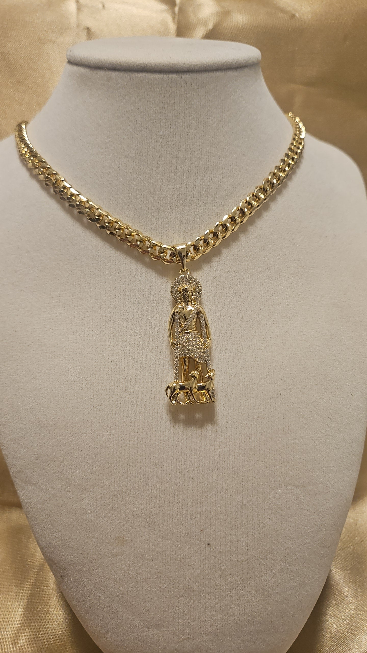 Monaco chain with pendant lazaro