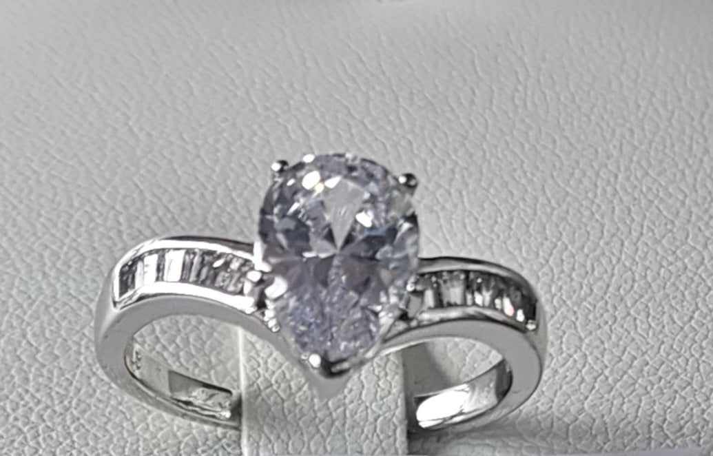 Silver plated ring