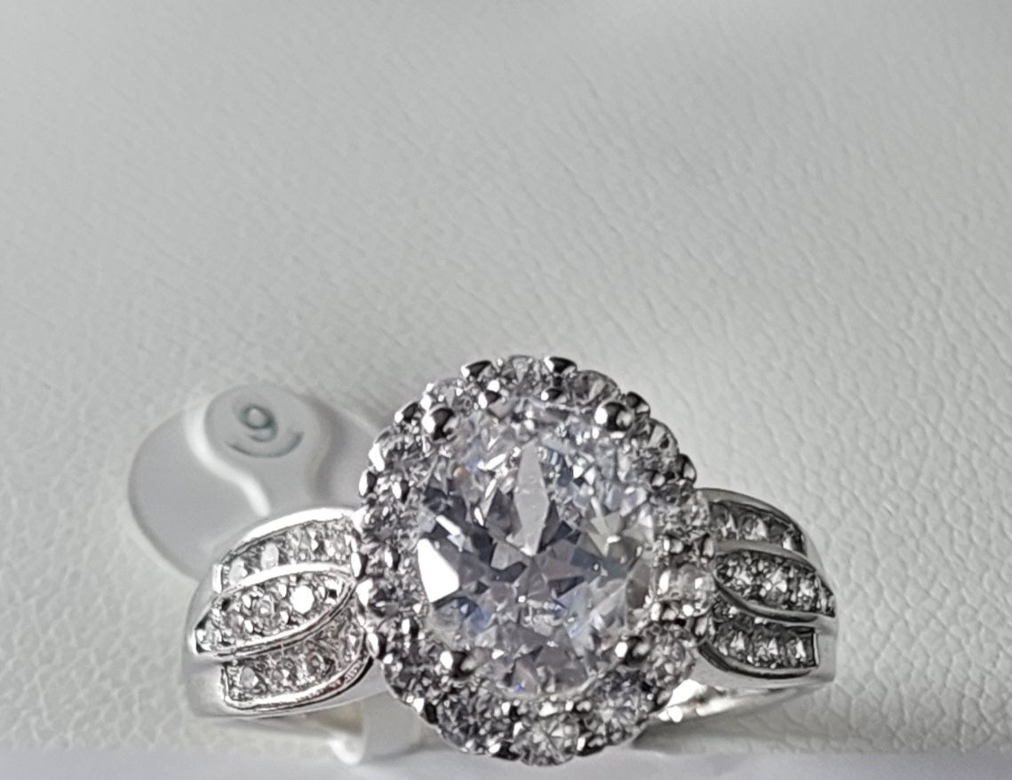 Silver plated ring
