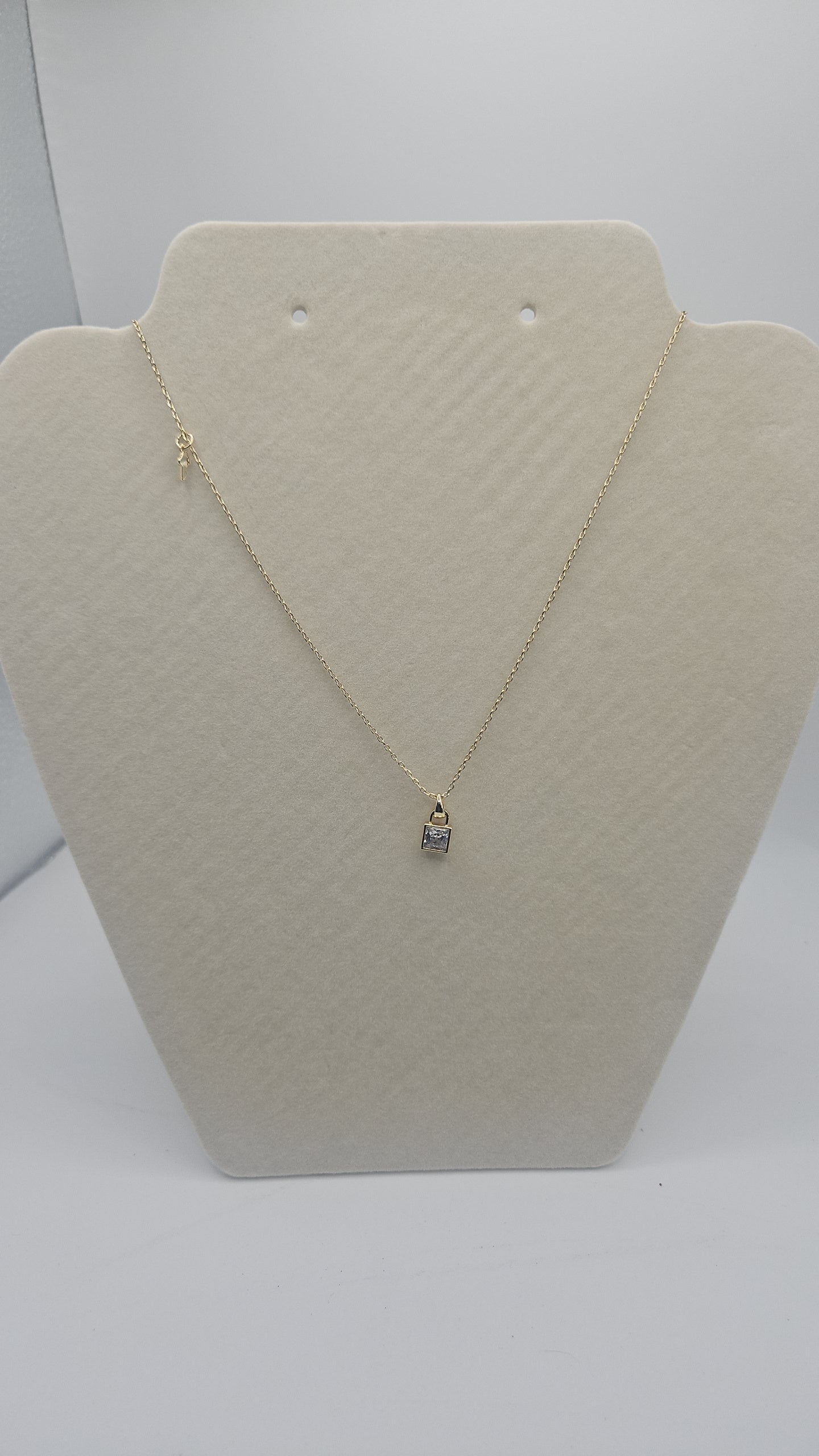 Key with a lock necklace