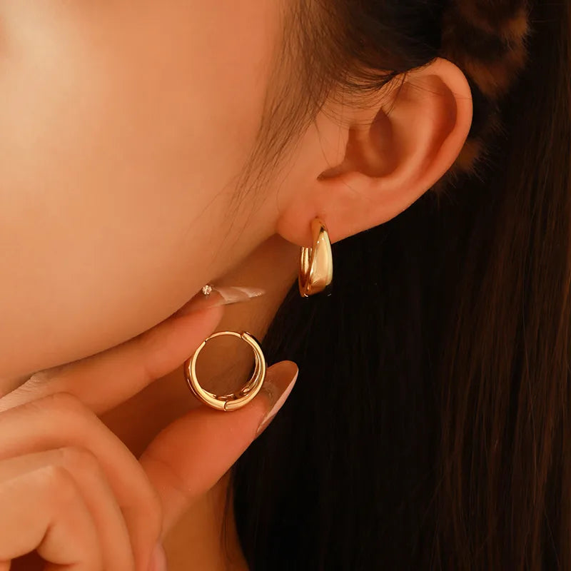 Small hoops earing